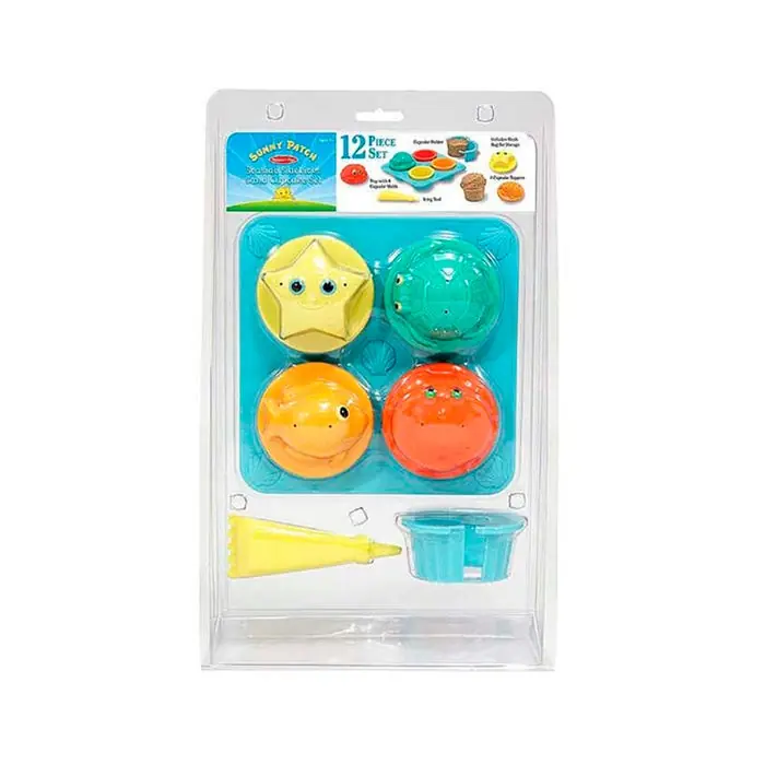 Melissa & Doug Seaside Sidekicks Sand Cupcake Set, 12 Pieces Editor’s Pick